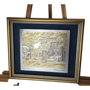 Reed & Barton University of Michigan Campus Diagonal Damascene Etching